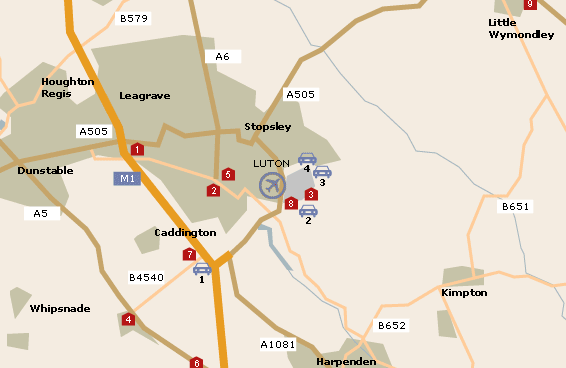 map luton airport parkway        <h3 class=
